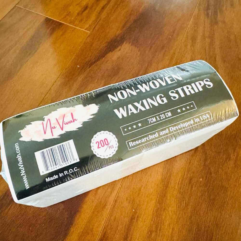 Non Woven Body and Facial Wax Strips 200 Pcs